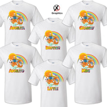 Load image into Gallery viewer, Noahs ark Family T-shirt Birthday Matching shirts Party Celebration Arca de Noe
