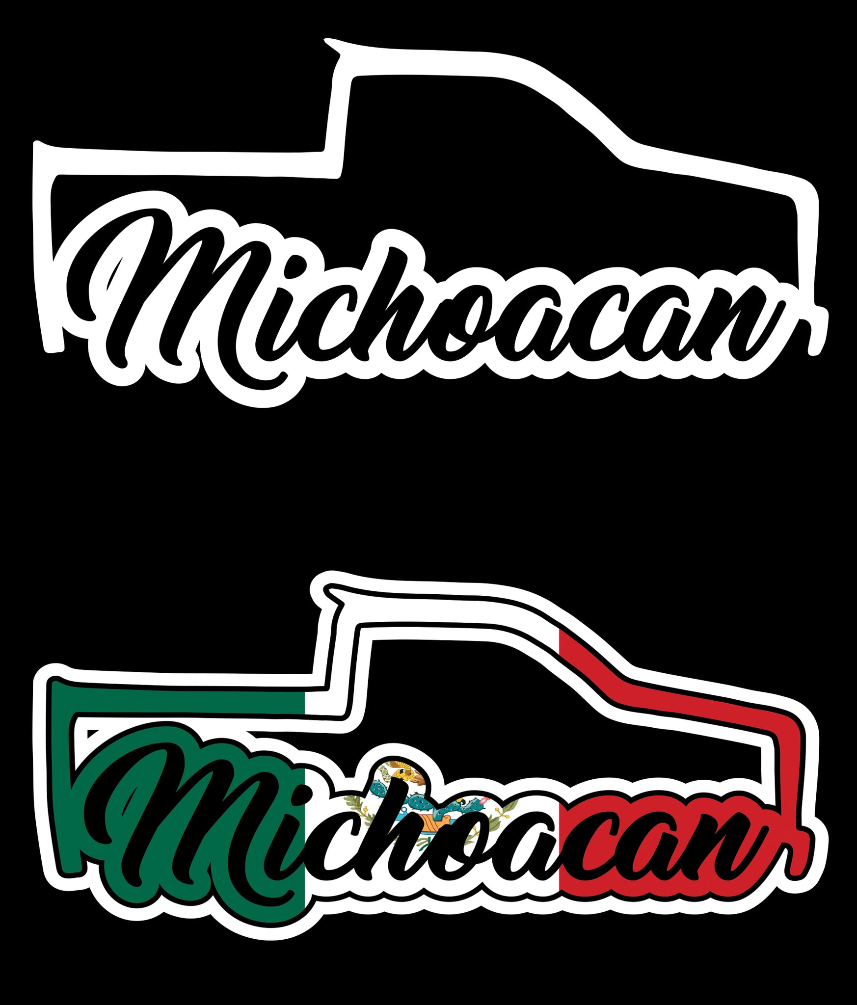 Michoacán Mexico Michoacan - White Car Window Sticker