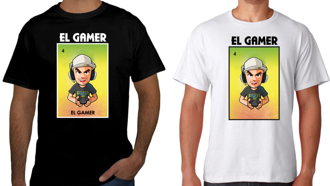 El Gamer Loteria T-Shirt / Hoodie / Raglan Mexican Bingo Short Sleeve, Gift, Celebration Lottery