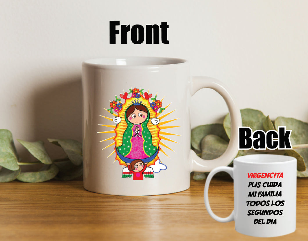 Lady of Guadalupe Mugs Hot Drink Cup 11oz Mug Coffee drink mug Virgin Mary