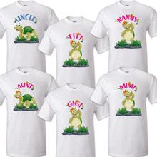 Load image into Gallery viewer, Turtle Family Matching Birthday Party T-shirts Shirt Celebration Reunion Kids
