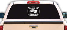 Load image into Gallery viewer, Hecho en Coahuila letters Decal Car Window Laptop Flag Vinyl Sticker Mexico GTO Mexican Sticker, Trucking, Trokiando Trucks decal MX Coah
