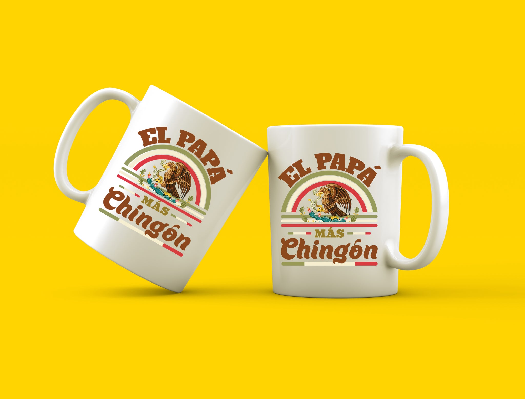 El Papa mas Chingon Mug Hot Drink Cup 11oz Mug Coffee drink mug taza Father