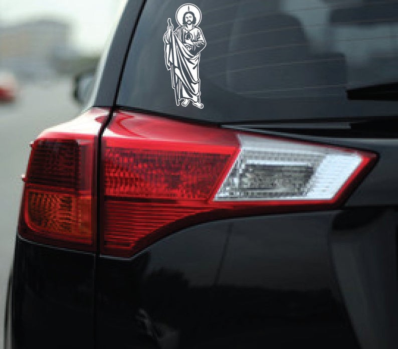 San Judas Tadeo Car Decal/Sticker Multiple Sizes