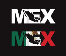 Load image into Gallery viewer, Mexico letters Decal Car Window Laptop Map Vinyl Sticker Estado DF Mex Trokiando Trucks Vehicle Decal MX Trucks vehicle decals Mexican Flag

