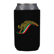Load image into Gallery viewer, Aguila Koozie Mexican Flag Beer Can holder Mexican eagle (Forest Green/Royal/Navy)
