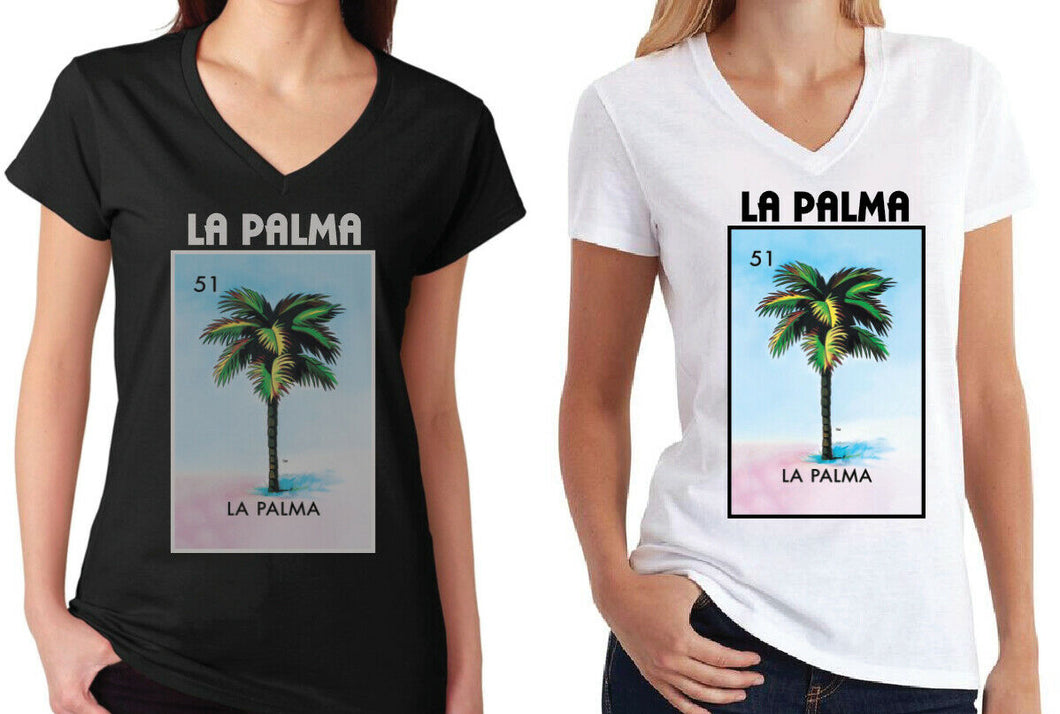 La Palma T shirt Loteria Hoodie / V-Neck / Tank Top Mexican Bingo Funny Polaca Lottery Game palm