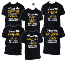 Load image into Gallery viewer, Family of Graduate T-Shirts, Graduation Matching Grad Shirt, 2021 Graduation 6
