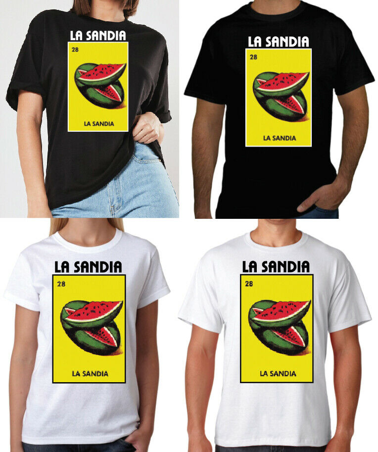 La Sandia T-shirt / Hoodie / Raglan Loteria Mexican Bingo Funny Polaca Lottery Game shirt