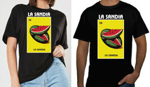 Load image into Gallery viewer, La Sandia T-shirt / Hoodie / Raglan Loteria Mexican Bingo Funny Polaca Lottery Game shirt
