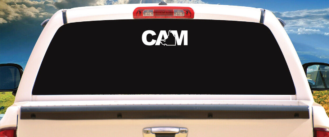 Campeche letters Decal Car Window Laptop Map Vinyl Sticker Estado CAM Mexico Trokiando Trucks Vehicle Decal