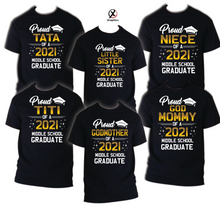 Load image into Gallery viewer, Family of Graduate T-Shirts, Graduation Matching Grad Shirt, 2021 Graduation 6
