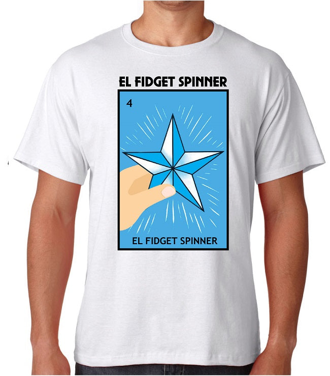 El Fidget Spinner Loteria T-Shirt Mexican Bingo Tee Celebration Lottery shirts