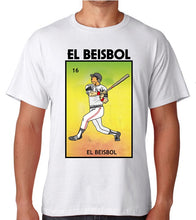 Load image into Gallery viewer, El Beisbol Loteria T-Shirt Mexican Bingo Tee Lottery shirts Baseball
