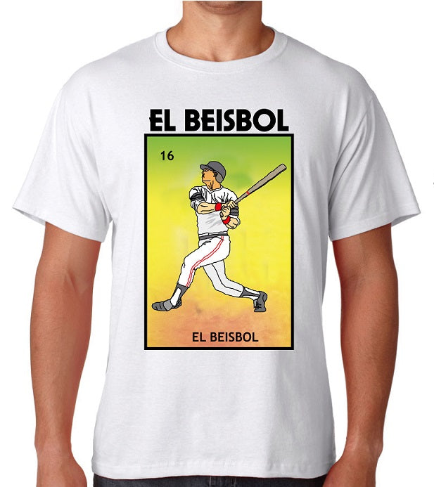 El Beisbol Loteria T-Shirt Mexican Bingo Tee Lottery shirts Baseball