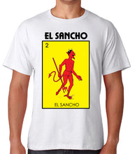 Load image into Gallery viewer, El Sancho t-shirt Mexican Bingo Short Sleeve, Gift, Celebration el amante tee
